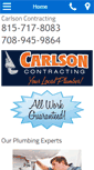 Mobile Screenshot of carlson-contracting.com